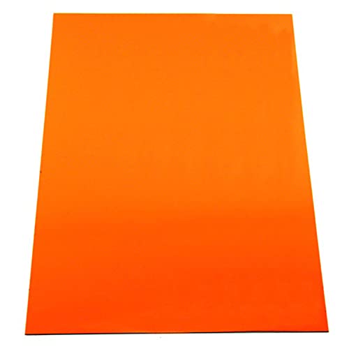 MagFlex® A4 flexible Fiche magnétique - Matt Orange (1 feuille) Cover