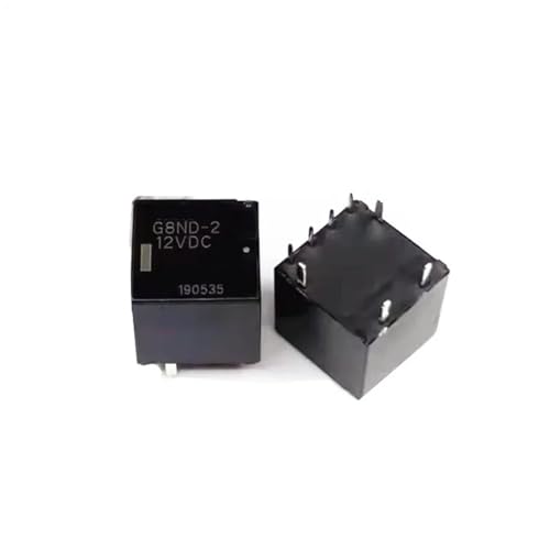 Relais G8ND-2 12V DC Omron automobile à 8 broches pour circuits imprimés - Lot de 10