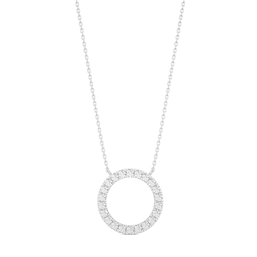 Image of 925 Sterling Silver Pendant Necklace Charm for Women | Elegant Minimalist Pendant | Hypoallergenic, Lightweight | Everyday Wear | Birthday, Anniversary & Gift for Her