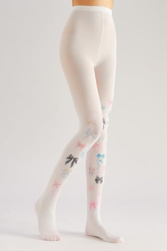 Image of Sahabowi Women Tights, Sheer High Waist Pantyhose, Vintage Control Top Stockings