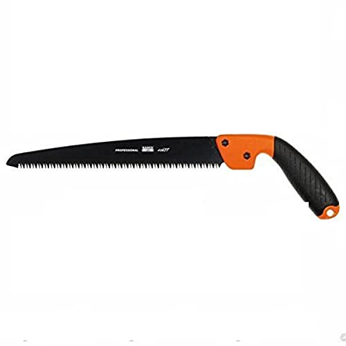 Bahco 4124-JT-H 7 TPI Pruning Saw with Safety Holster, Black/Orange, 240 mm