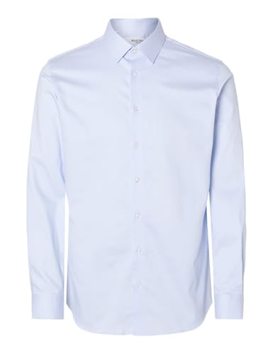 Chemise coupe slim Selected Homme anti-plis pour rester impeccable toute la journée