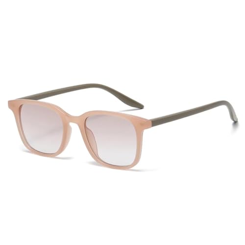 Lunettes de soleil rétro UV400 unisexes aux couleurs contrastées pour un look vintage tendance
