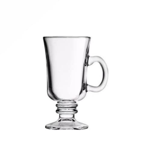 Kit 3 Caneca de Vidro Taça Cappuccino Café Expresso 120 ml