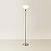 Price comparison product image MiniSun | Traditional Style Nickel Twist Floor Lamp with a Frosted Alabaster Shade | Floor Lamps & Torchieres, Home Décor & Improvement Essential