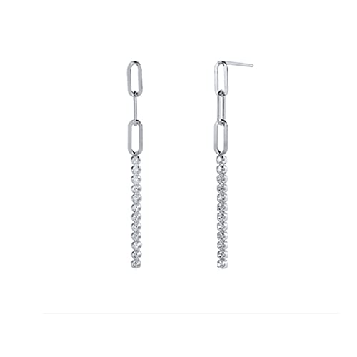 Piercing boucle d'oreilles femme zircon et bijoux pendants d'oreilles