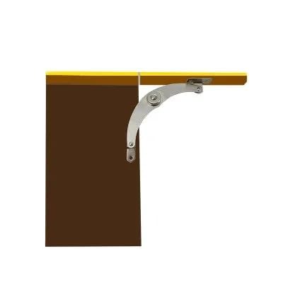 2pcs Stainless Steel Hydraulic Hinge Adjustable Randomly Stop Lift Up Flap Stay Support Hinges Cabinet Door Furniture Hardware (Color: 180 Degree) - Image 4
