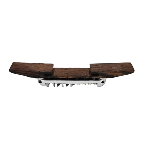 Pont de guitare électrique réglage stable et selle roulettes en bois
