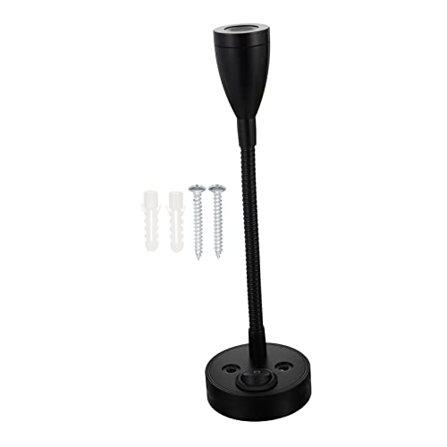 Luz led de lectura de 3w para caravanas con brazo flexible de iluminacion calida para interior de rv