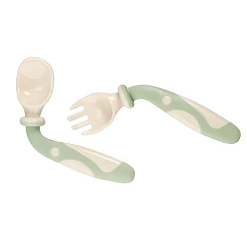 PandaEar Baby Bendable Spoons and Forks set 6 Pack| Training Learning Self-Feeding Baby Spoons First Stage for Kids Toddlers Children and Infants| BPA Free| Easy Grip Fork Tableware - Image 4