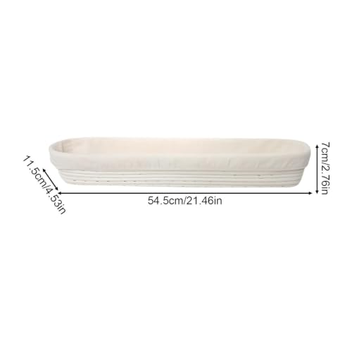 Cesta de ratán natural para hornear pan sin que se pegue 7