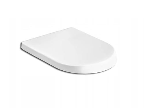 Ramm Toilettensitz kompatibel mit Roca Nexo WC Sitz aus antibakteriellem Duroplast, Toilettendeckel mit Absenkautomatik Soft Close