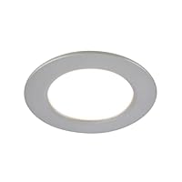 BRILONER – 3er Set LED Einbaustrahler 230V, LED Strahler Badezimmer IP44, Deckenstrahler, Spots, Deckenspots flach, Lichtfarbe einstellbar, Chrom-Matt