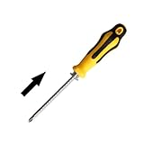 Telescopic Magnetic Insulated Screwdriver, Chrome Vanadium Steel Dual Purpose Driver with Ergonomic Handle for Electrical Work and Tight Spaces, Green/Yellow