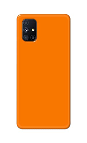 Image of Plain Orange Hard Back Case Cover for Samsung Galaxy M51, SM-M515F / DSN Back Cover -(J5) VNS2229