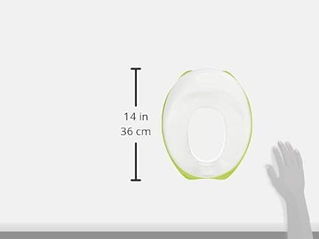 Ikea Tossig Abattant Wc Blanc Et Vert Autre 36 X 30 X 11 Cm Amazon Fr Bebe Et Puericulture