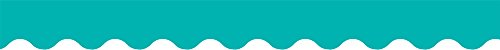 Creative Teaching Press Turquoise Wavy Border (6798)