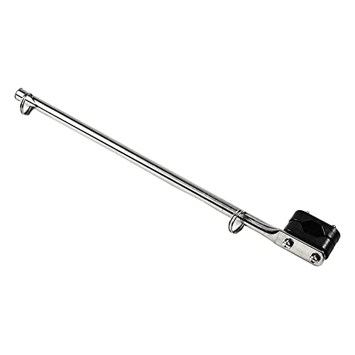 Drapeau en acier inoxydable 316 sans vibration pour rail de bateau de 1 pouce