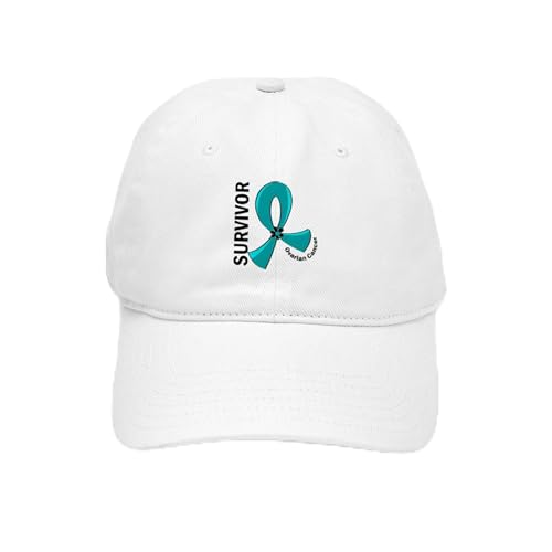 CafePress Ovarian Cancer Survivor 12 Cap Unique Adjustable Baseball Hat