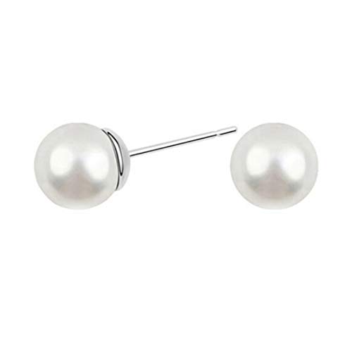 Ai.Moichien Women Stud Earrings Freshwater Pearl Hypoallergenic Elegant Party Wedding Jewelry