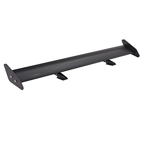 Ala singola in alluminio Nero Simoni Racing SPA/1R Alettone spoiler da Tetto Light Breeze Spoiler Posteriore per Auto Universale, Alettone Ala Singola in Alluminio Nero