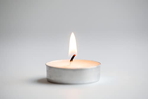 Jawshee Tealights, Pack Of 25 Unscented Tealight Candles, With 3-4 Hours Burning Time, Odorless, Smokeless And Dripless Decorative Candles #TOP7