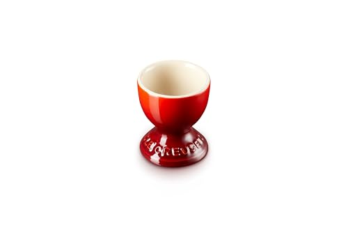 Image of Le Creuset Stoneware Egg Cup, 2 inch, Cerise
