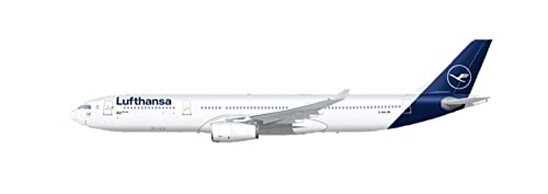 Revell 03816 Airbus A330-300 - Lufthansa New Livery 1:144 Scale Unbuilt/Unpainted Plastic Model Kit, White