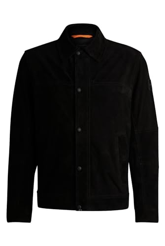BOSS Hommes Jomister veste coupe regular fit avec intérieur cuir suédé