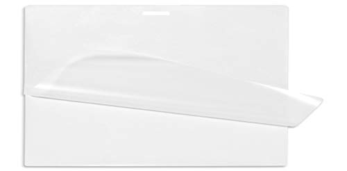 Best Deal Cheap 🛒 Qty 500 7 Mil Hot Military Card Laminating Pouches Slotted Long Side 2-5/8 x 3-7/8 Clear