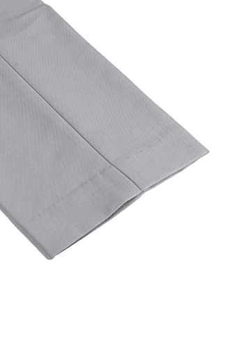 Image of MALENO Men's Slub Effect Solid Trouser | Classic Slim Fit Formal Trousers for Men | Slim Fit Trousers for Men