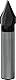 Bosch Accessories Bosch Professional Zubehör 2608 628 406 V-Nutfräser 8 mm, D1 11 mm, L 14 mm, G 45 mm, 60°