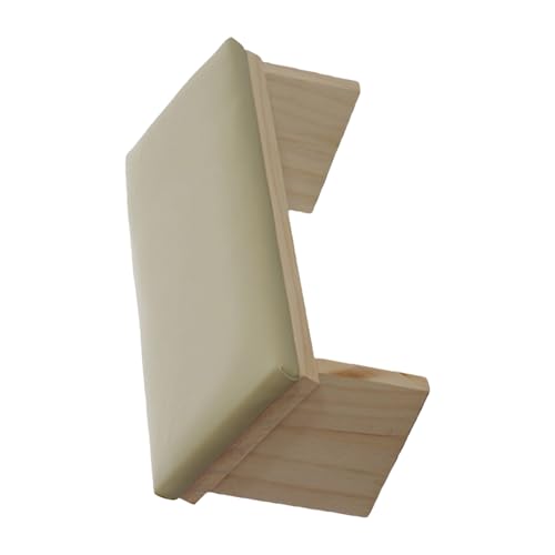 Arm Rest For Nails Tech,Wooden PU Leather Manicure Hand Rest In Bevel Design | Comfortable Nails Art Accessories, Comfortable St