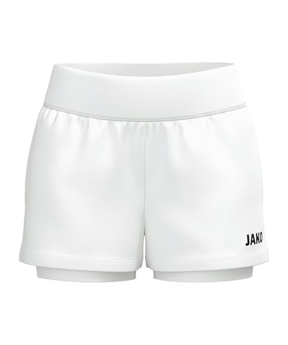 Short 2 en 1 femmes blanc 38 short de sport running athlétisme