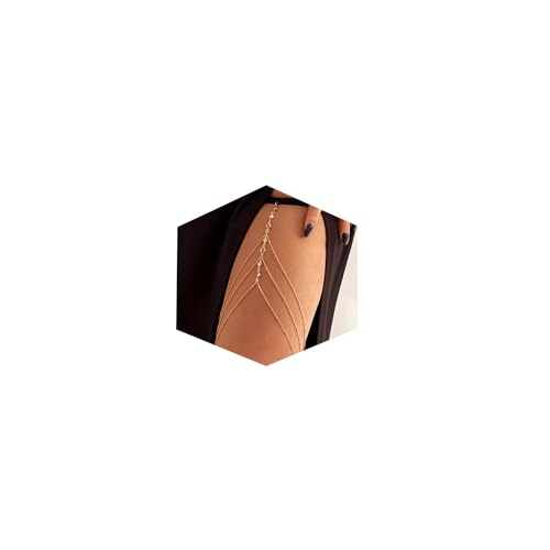 MODRSA Gold Thigh Jewelry Thigh Chain Body Jewelry for...