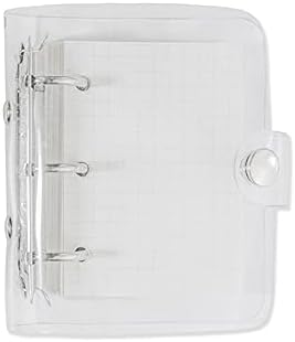 80 Sheets Mini 3 Ring Binder Filling Paper Notebook Refills Cute Stationery Loose Leaf Binding Spiral Notebook Inside Durable Useful and Practical Nice Design Practical Design and Long