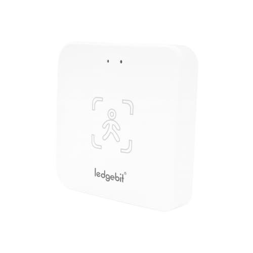 Image of Ledgebit Zigbee Human Presence Detector | Smart Life App Control | Alexa Google Assistant Compatible | Motion Static Detection & Illuminance Sensor | Zigbee Hub Required