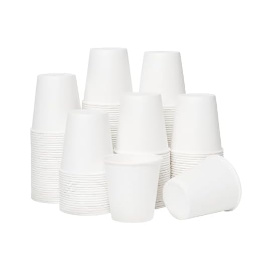RACETOP [100 Pack] 3 oz Bathroom Paper Cups, Disposable Paper Cups, Mouthwash Cups, Paper Coffee Cups, Ideal for Bathroom