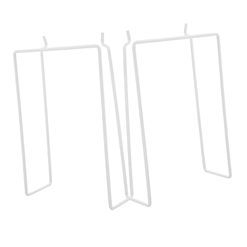 Alipis 2piezas Percha Para Tablero Perforado Ganchos Resistentes De Alambre De Organizador De Herramientas De Metal Para Útiles De Oficina Accesorios De Escritorio y Almacenamiento Garaje