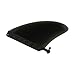 Soft Flexible PVC Center Surf Fin with Mounting Screw for Longboard and, Compatible with Standard Fin Box, 18.7 x 14.2 cm, Black（Black）