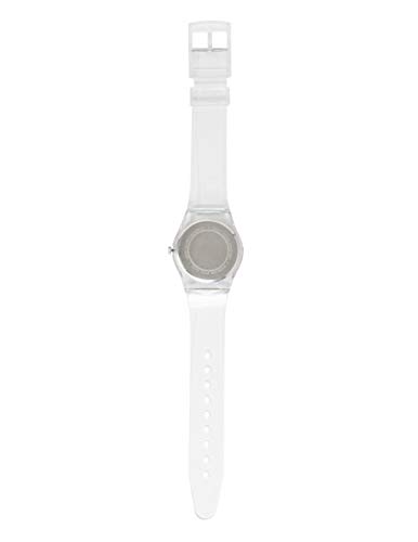 Dakota Easy Clean Water Resistant Plastic Nurse Watch With Lightweight Translucent Color Band (Clear)(Model: 27350) #TOP3