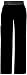 Cherokee Women's Scrubs Flexibles Mid-Rise Contrast Waist Pull-On Pant, Black, 2X-Large