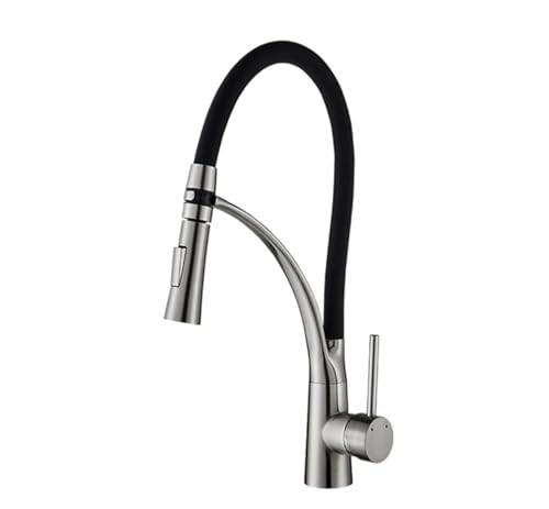 Robinet mélangeur froid et chaud chrome rotatif 360 pour évier et vanité