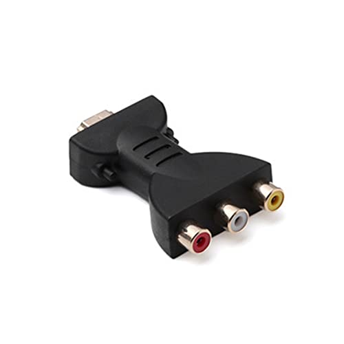 Tsophreniq Profesional para convertidor, caja de video de alta definición 720 x 1080, Ntsc, para salida, para convertidor de 3 a componentes
