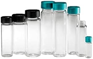 QORPAK - 4oz (120ml) Cl Graduated Med Rnd w/ 48-400 Blk Ph enolic Solid PE Cap att, CS144
