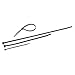 Tamper-proof Cable Ties - Black - Pack of 500
