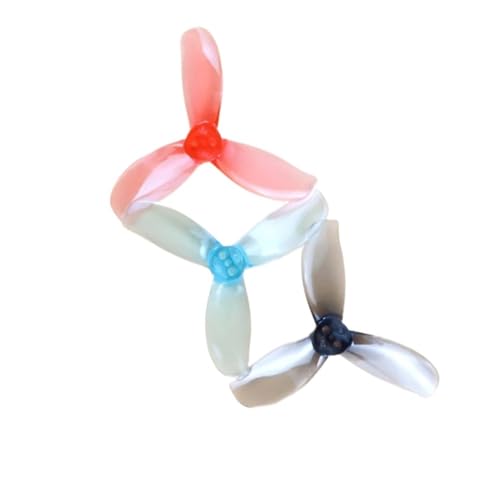 Hélices 3 pales bleues de 2.5 pouces pour une poussée stable en drone FPV