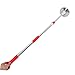 IWOWHERO 1Set Detachable Rotary Mop Pole Accessory Stainless Steel Rotating Mop Rod with Round Mop for All Floor Types for Hardwood and Tile Cleaning