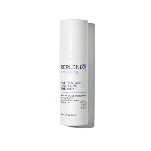 Replenix Age Restore Nighttime Therapy Face Cream, Anti-Aging Medical-Grade Facial Moisturizer for Mature & Dry Skin