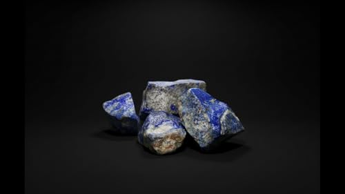 Image of Natural Lapis Lazuli Crystal Stone 100 Grams for Reiki Healing, Meditation, Manifestation & Chakra Balancing | Raw Healing Crystal Gemstone for Positive Energy & Home Decor